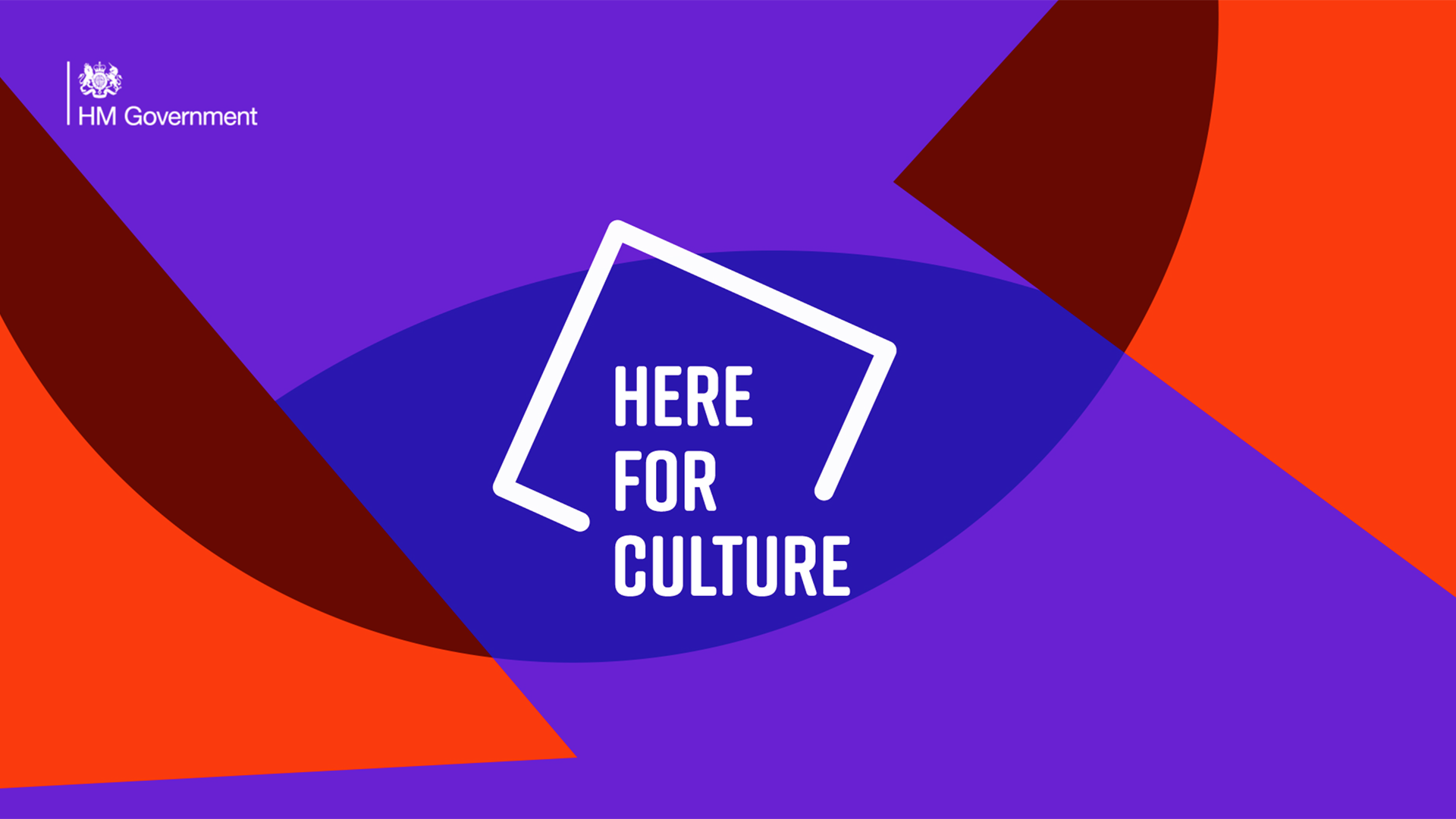We are #HereForCulture headline graphic on branded Here for Culture background in red, pink, green and orange